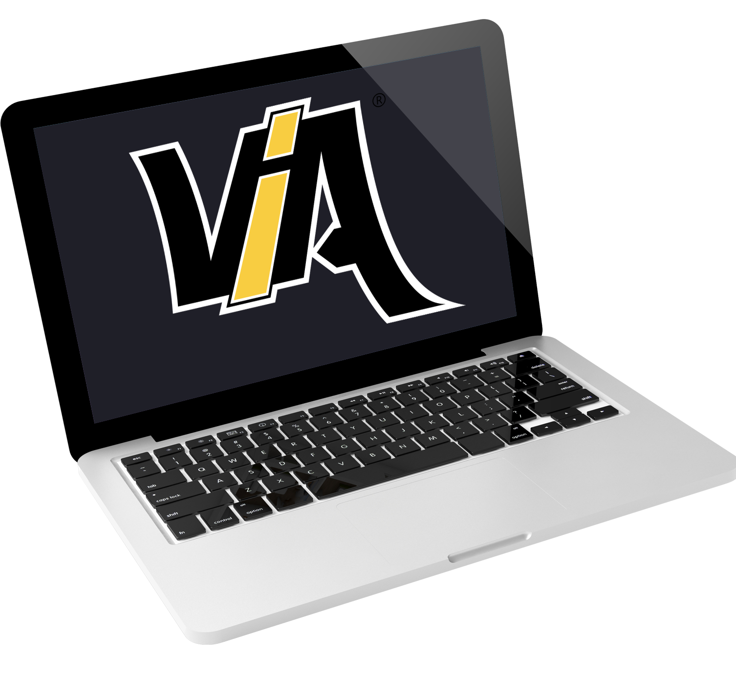 VIA-Desktop-Mockup Via on a Laptop for Desktop verison.